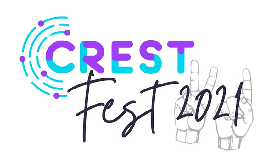 Text logo for CREST Fest